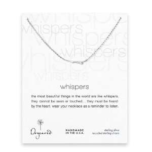  Dogeared Whispers Silver Coral Branch Necklace Jewelry