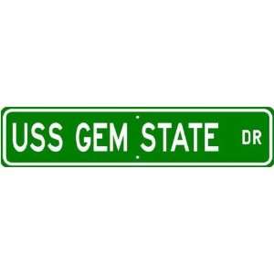  USS GEM STATE ACS 2 Street Sign   Navy