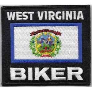  WEST VIRGINIA STATE BIKER NEW Embroidered Vest Patch 