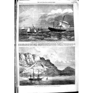  1867 SLAVE DHOW BOATS LYRA MADAGASCAR SEYCHELLES