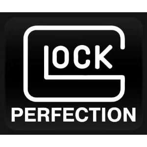  Glock Perfection White Sticker Decal Automotive