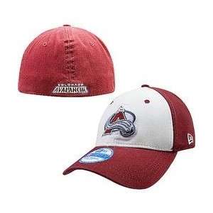  New Era Colorado Avalanche White Front Stretch Fit Hat 