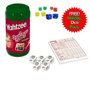  A Christmas Story Yahtzee w/ Free Holiday Dice Pack Toys 