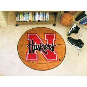 University of Nebraska Basketball Rug 