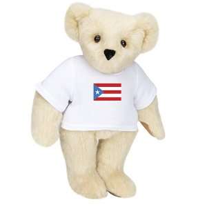  15 T Shirt Bear Puerto Rico Flag   Buttercream Fur Toys 