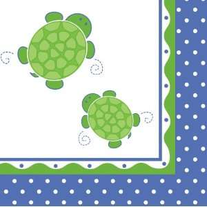  Lets Party By Creative Converting Mr. Turtle Lunch Napkins 
