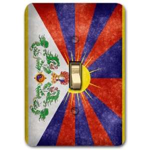  Tibetan Tibet Flag Metal Light Switch Plate Cover Single 
