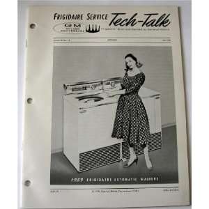  1959 Frigidaire Automatic Washers (Frigidaire Service Tech Talk 
