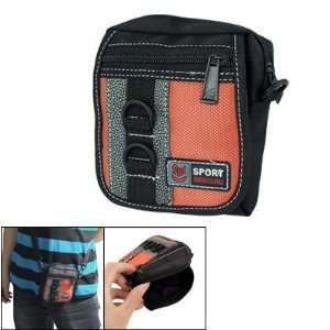   Black Nylon Zip Up Belt Bag Holder for Digital Camera