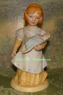 Avon   A Mothers Love   Young Lady & Baby Figurine 1981  