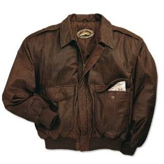  Distressed Brown Leather Bomber Jacket (Mens) (#299 2) Clothing
