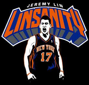 LINSANITY HOODIE Jeremy Lin New York Knicks J Lin NBA Basketball 