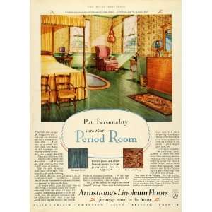  1928 Ad Bedroom Interior Designs Period Room Armstrongs 