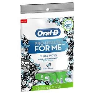 Oral B Pro Health For Me Floss Picks Minty Breeze 45 ct (Quantity of 5 