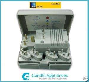 WORLDWIDE FOREIGN VOLTAGE CONVERTER TRAVEL KIT+ADAPTERS  