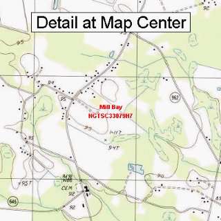   Map   Mill Bay, South Carolina (Folded/Waterproof)