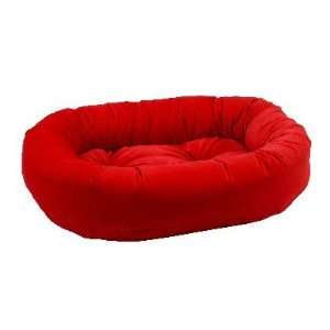  Candy Cane Red Microvelvet Donut Bed