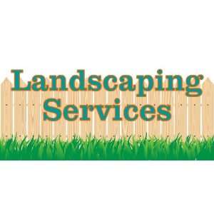    3x6 Vinyl Banner   Landscaping Services Info 