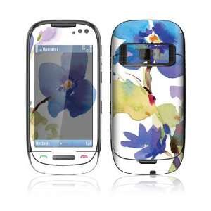  Nokia C7 Decal Skin   Flower in Watercolors Everything 