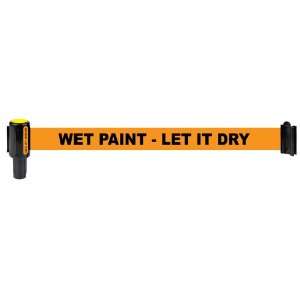 Banner Stakes 20100055 Orange Polyester Fabric Wet Paint   Let it Dry 