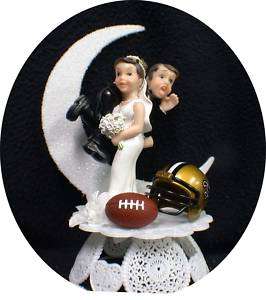 New Orleans Saints NFL Football Wedding Cake Topper top  