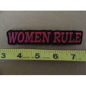  Woman Rule Patch 