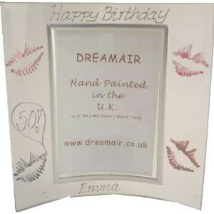  PERSONALISED 50th Birthday Gift Photo Frame Lips (P 
