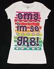 NWT Girls Short Sleeve OMG Im So Gr8 Shirt Size 6/6X