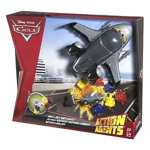 NEW Cars 2 Action Agents Spy Jet Getaway Vehicle Playset  