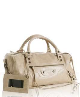 Balenciaga sand distressed lambskin Twiggy satchel   up to 