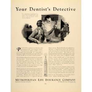  1934 Ad Dentist Metropolitan Life Insurance X Ray 