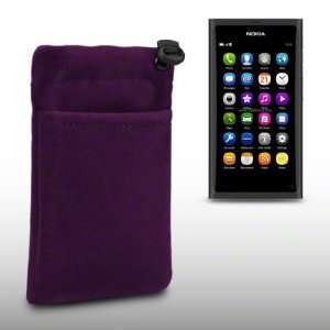  NOKIA N9 SOFT CLOTH POUCH CASE WITH ACCESSORY POCKET BY 