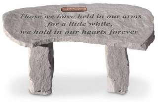 Those we have   Engravable Stone Garden Bench   