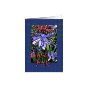  88th Birthday Party Invitation Lavender Lilies Card Toys & Games
