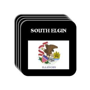  US State Flag   SOUTH ELGIN, Illinois (IL) Set of 4 Mini 