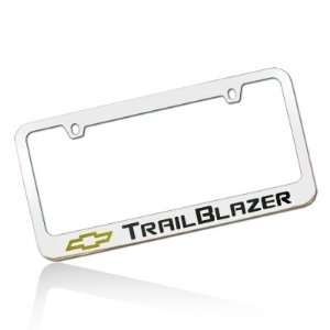 Chevy Trailblazer Chrome Brass License Plate Frame