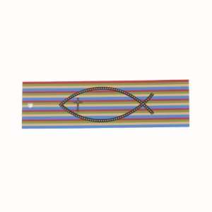  Bookmark Fisher of Men Striped (Measures 6 x 1.75 