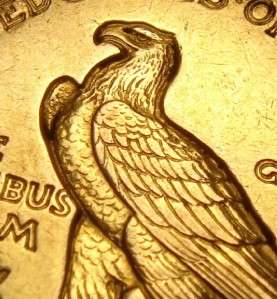 1910 $2 1/2 Indian Head Gold Coin Quarter Eagle NICE  