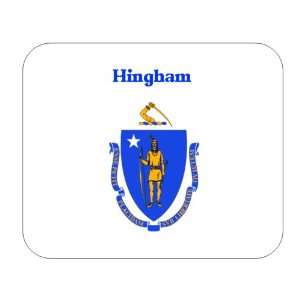  US State Flag   Hingham, Massachusetts (MA) Mouse Pad 