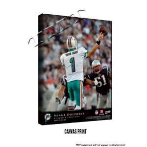   Miami Dolphins Personalized Quarterback Action Print