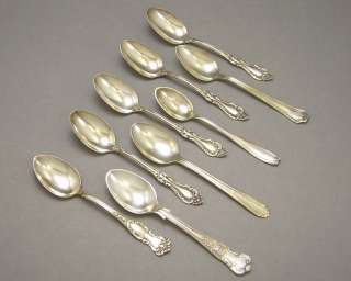   Assorted Silverplate Demitasse Spoons Wm A Rogers Fairfield N S H & T
