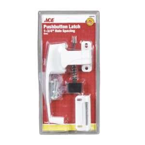  LATCH PUSHBTN 1 3/4 WHT [Misc.] 