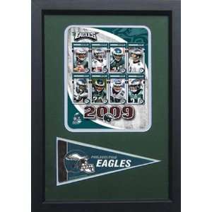  2009 Philadelphia Eagles 12x18 Pennant Frame   NFL Banners 