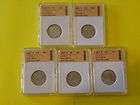   PHILADELPHIA MINT STATE QUARTERS UNCIRCULATED 5 VERY NICE COINS