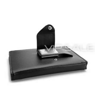   TOUCH BLACK LEATHER COVER CASE WITH BUILT IN LED READING LIGHT  