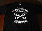 SUPPORT YOUR LOCAL OUTLAWS MC CROSS PISTIONS SALOON OTTAWA SHIRT SYLO