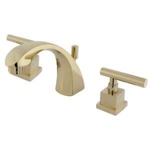 Kingston Brass KS4982CQL+ Claremont 8 Inch Widespread Lavatory Faucet 