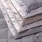 Ralph Lauren King size Indigo Modern White 100% cotton bed blanket 