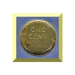   1941 GOLD Plated Lincoln Cent    GOLD Wheathead Penny 