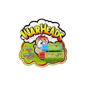  Warheads Lip Balm Sour Apple & Sour Blue Raspberry   2 pc 